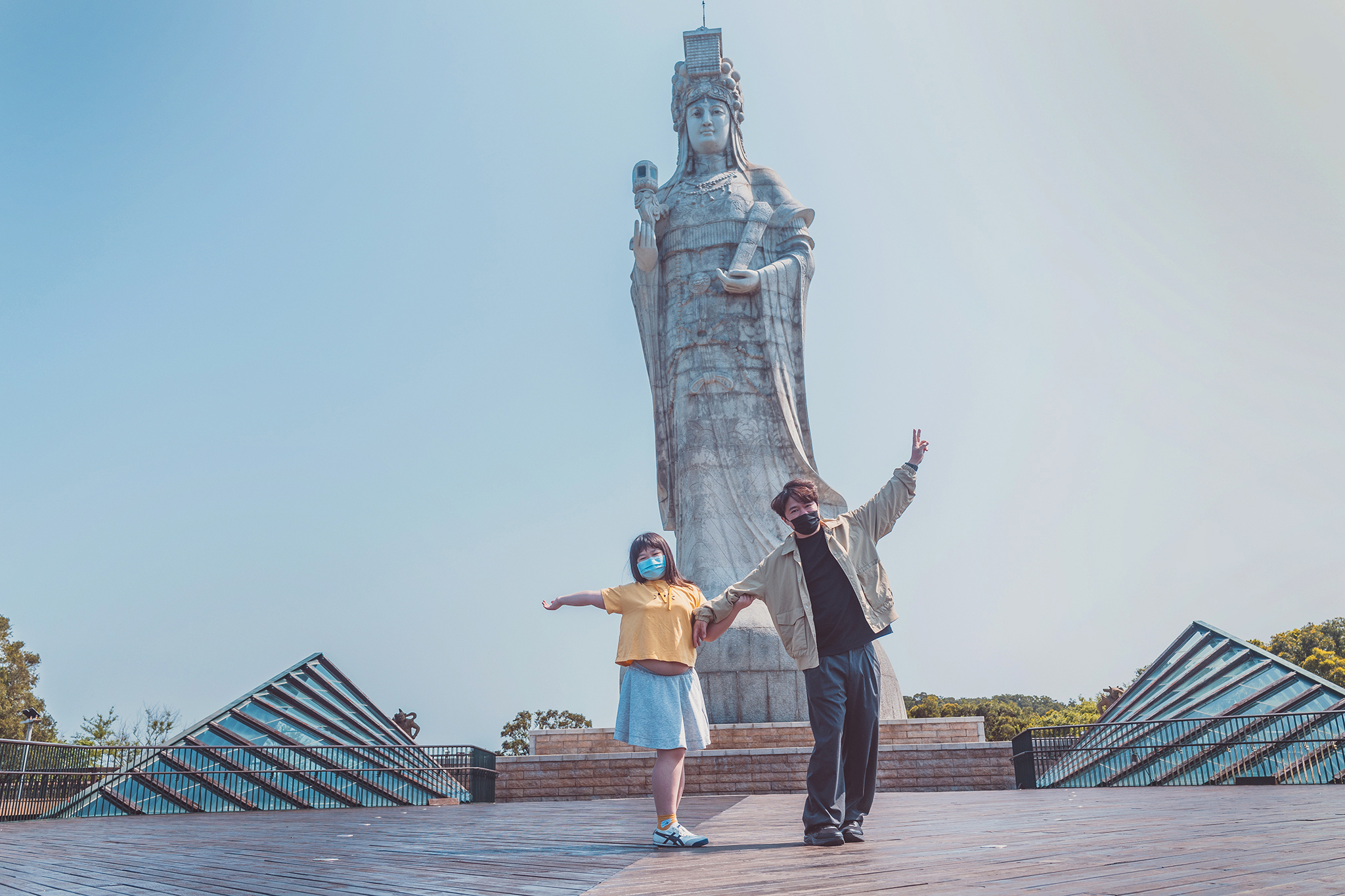 馬祖南竿。媽祖巨神像&天后宮